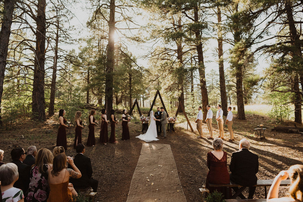 wedding venue in arizona. Aldea Weddings in the Woods